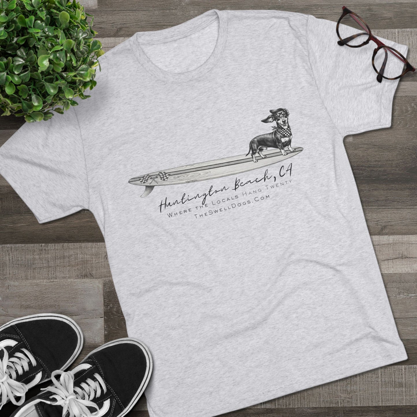 Dachshund Racing Flags HB Edition T-shirt