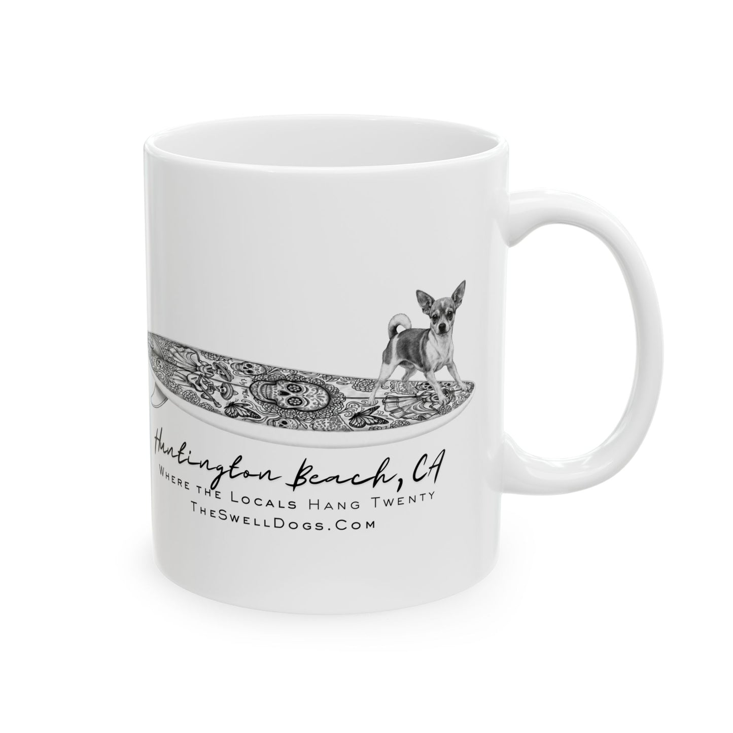 Chihuahua Dia de los Muertos HB Edition 11oz Coffee Mug