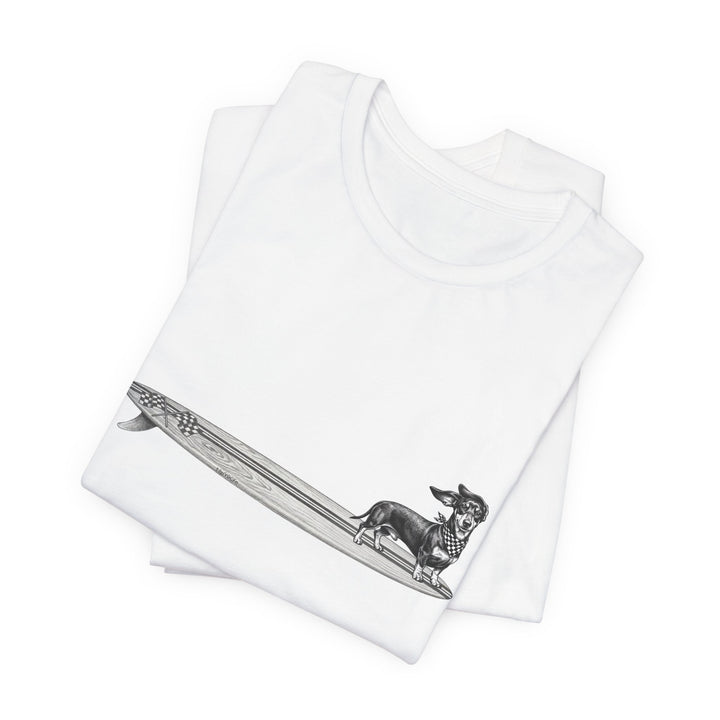 Dachshund Racing Flags T-shirt
