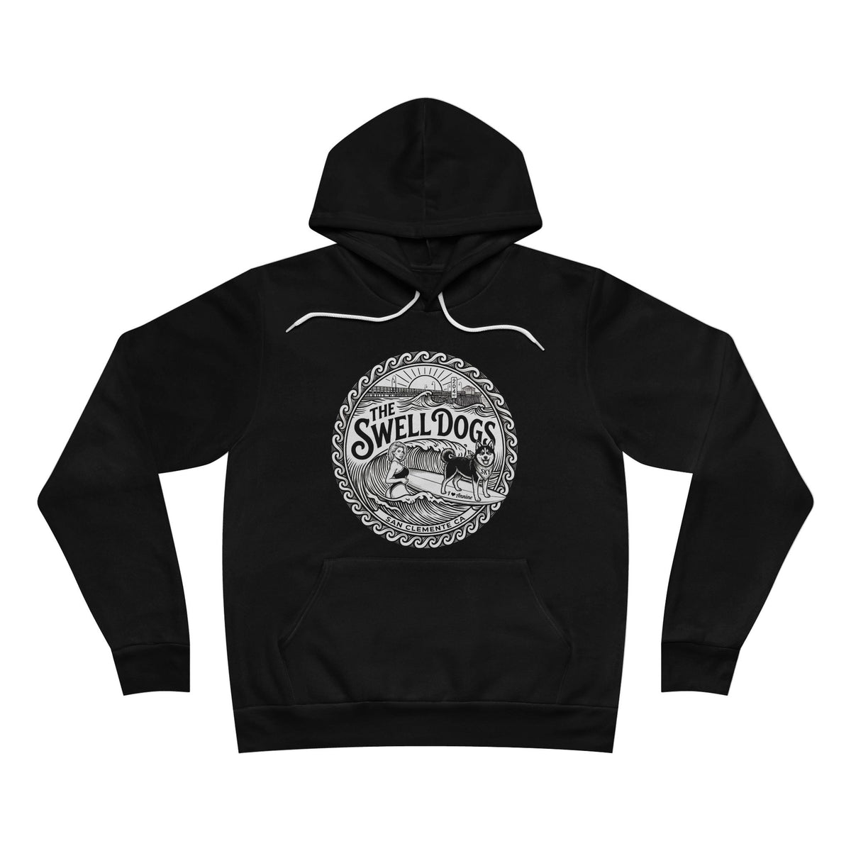 Annine and Sky Swell Dogs Pullover Hoodie