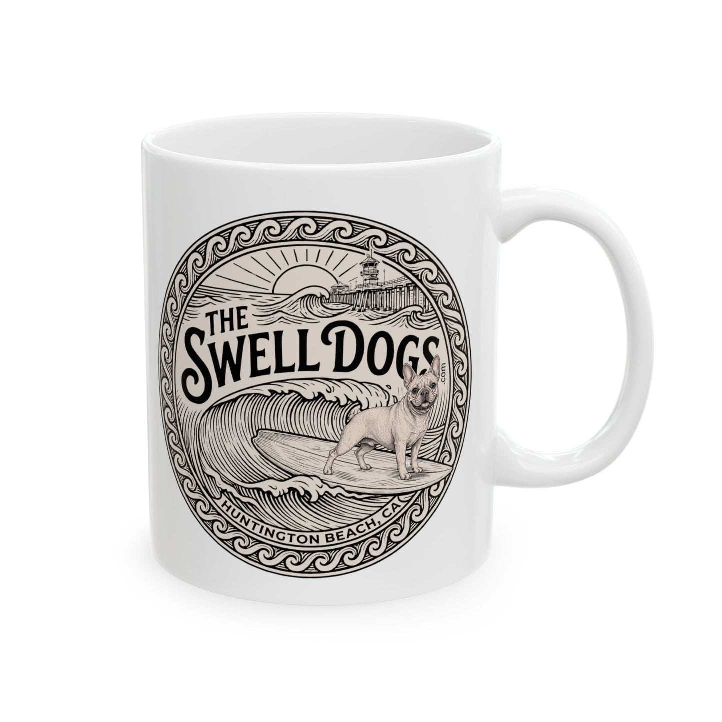 French Bulldog Swell Dogs 11 oz Coffee Mug