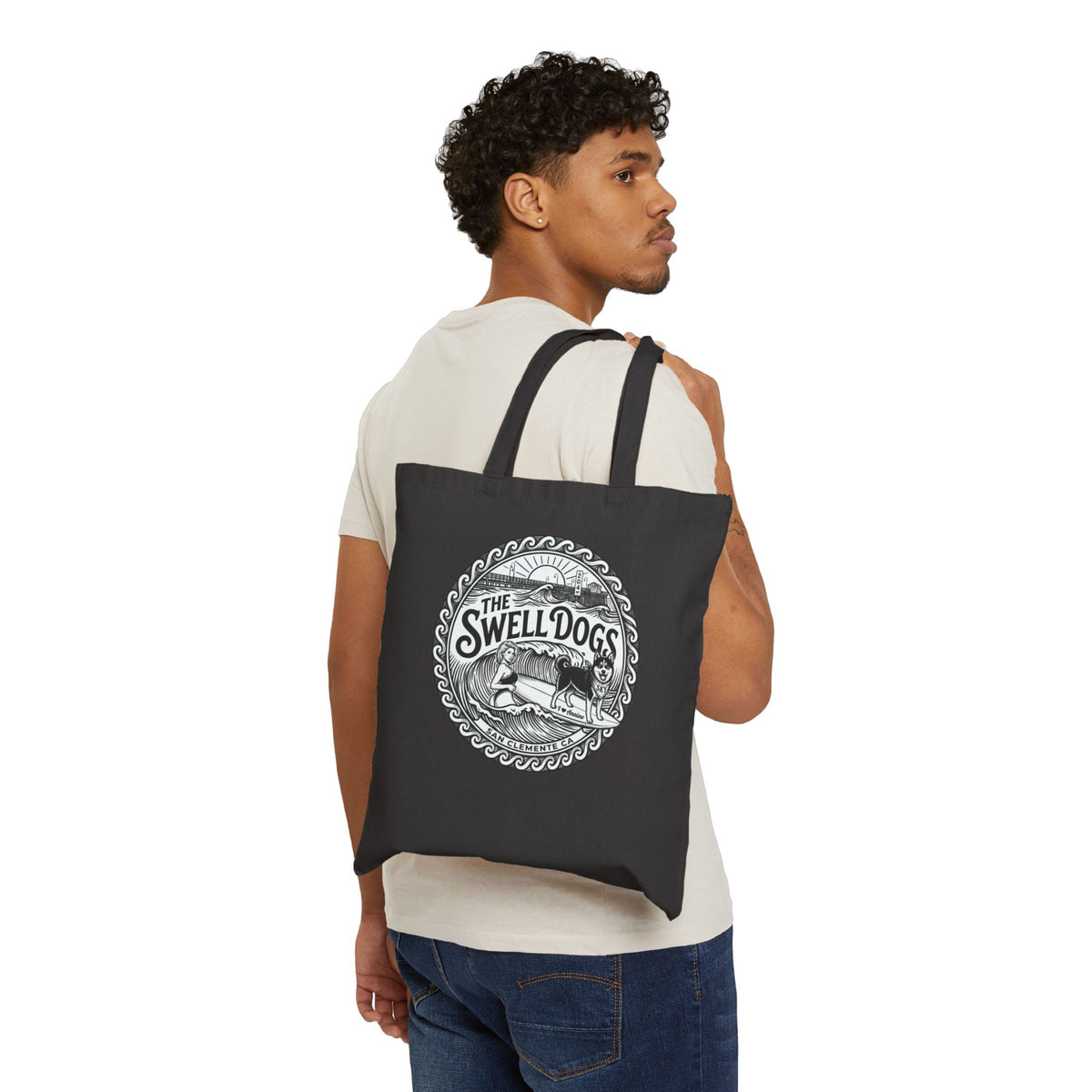 Annine & Sky Swell Dogs Beach Tote