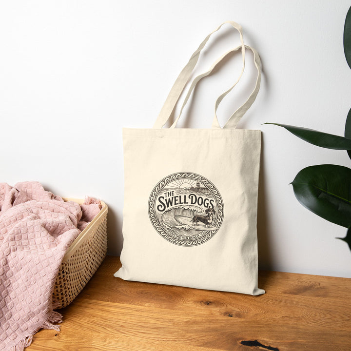 Dachshund Swell Dogs Beach Tote