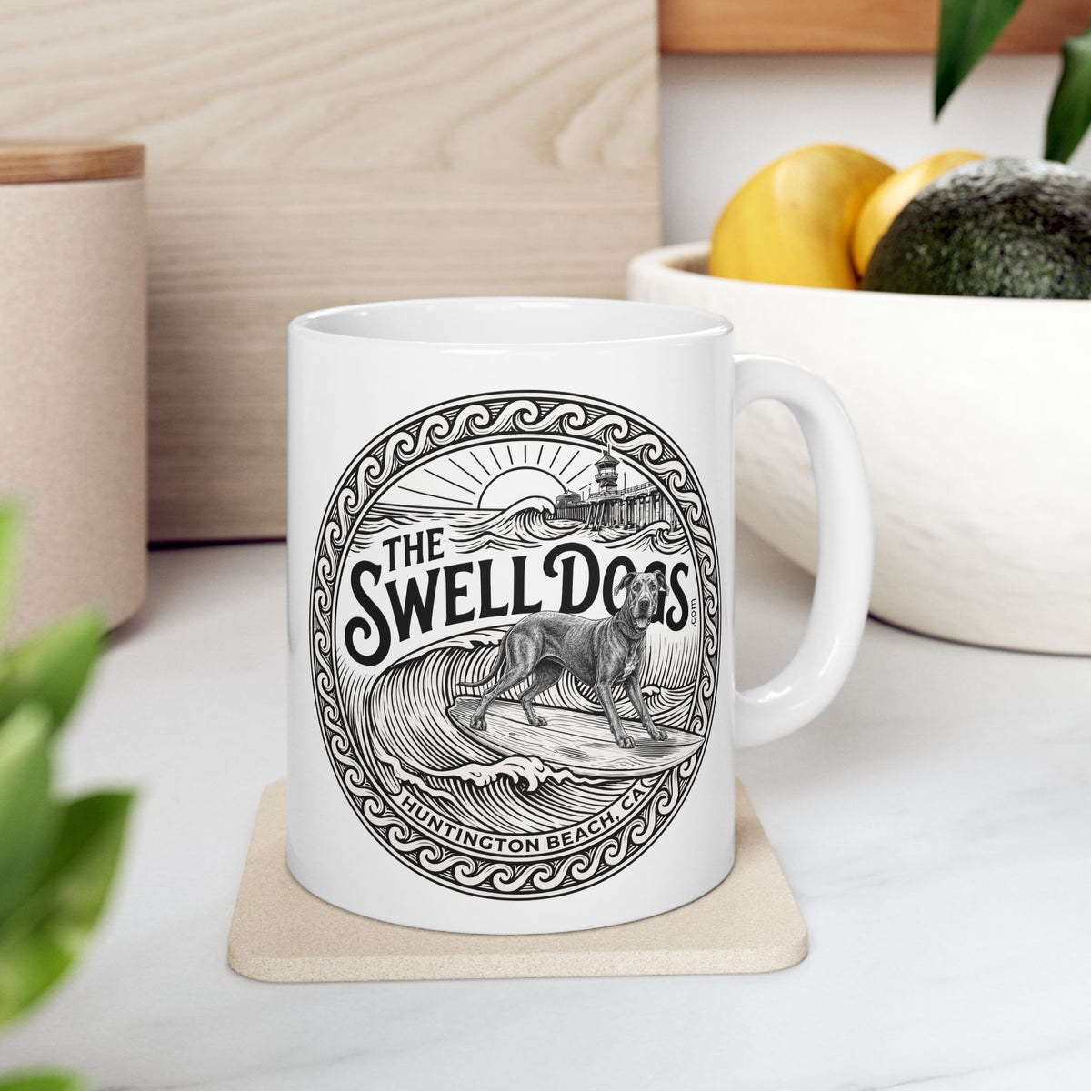 Great Dane Swell Dogs 11 oz Coffee Mug