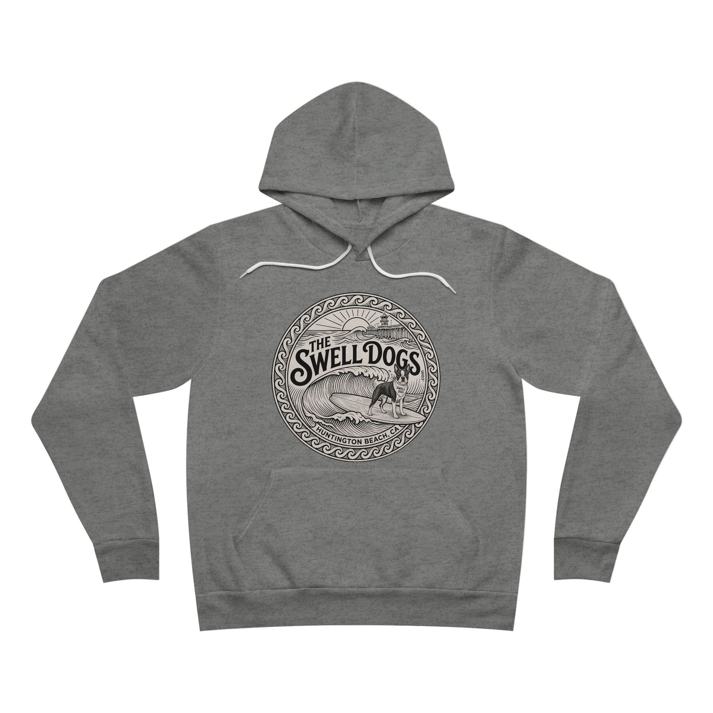 Boston Terrier Swell Dogs Pullover Hoodie