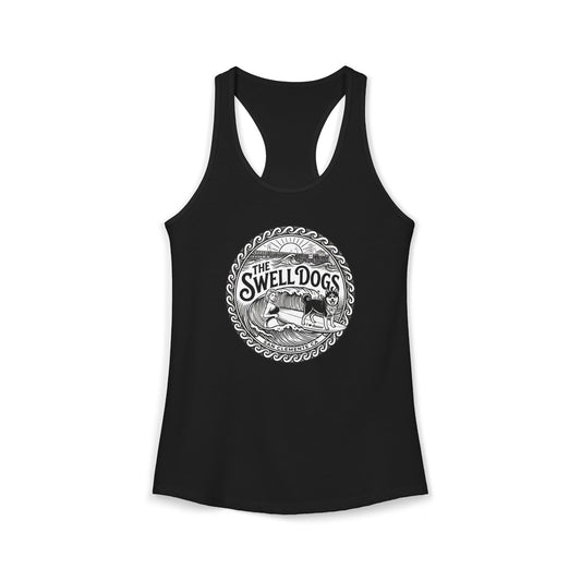 Annine and Sky Swell Dogs Racerback Tank