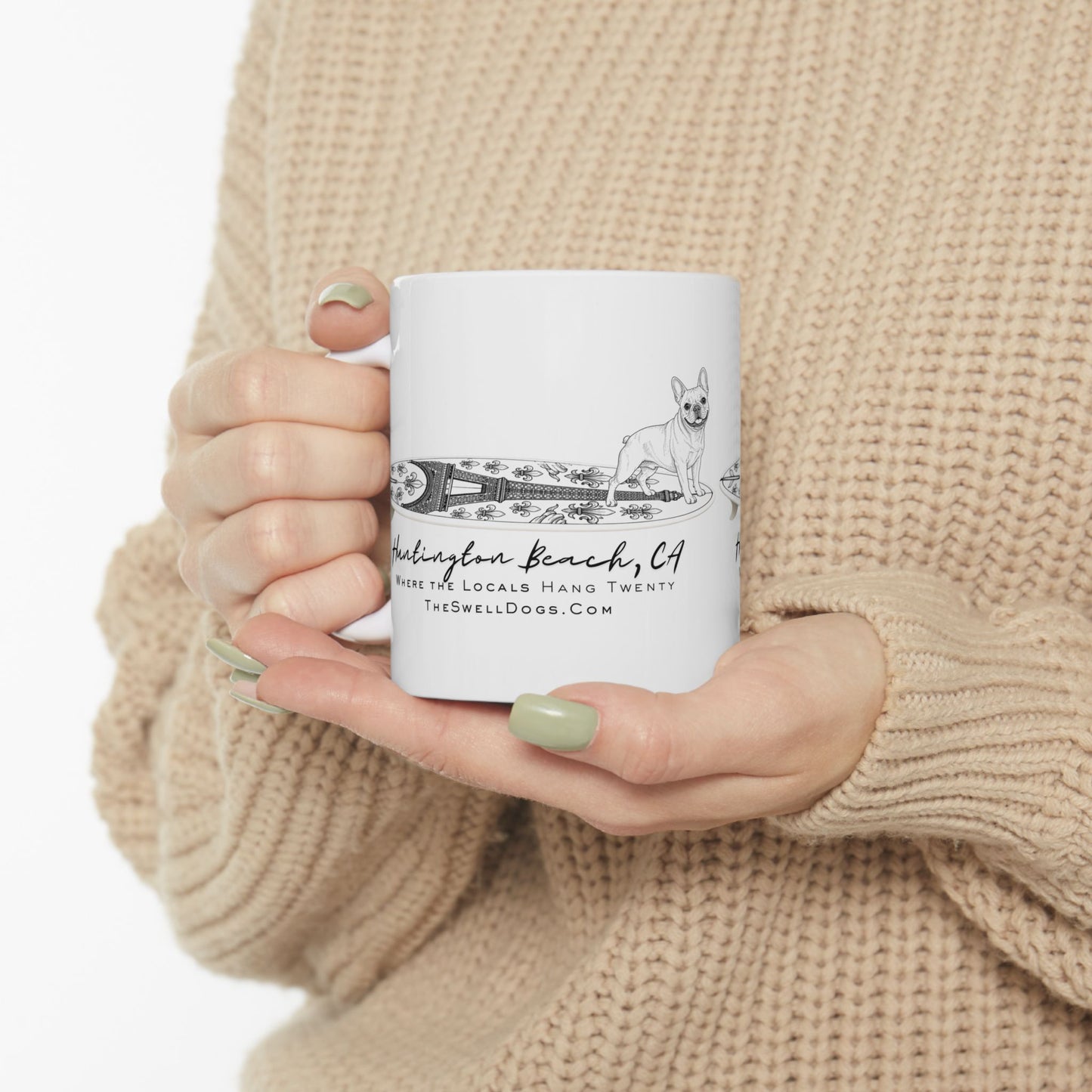 French Bulldog Eiffel Tower HB Edition 11 oz Coffee Mug