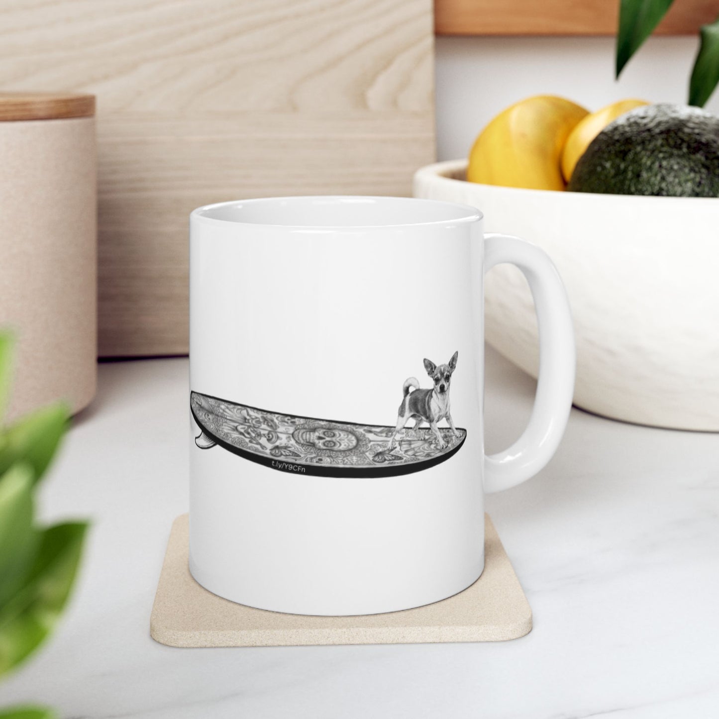 Chihuahua Dia de los Muertos 11oz Coffee Mug