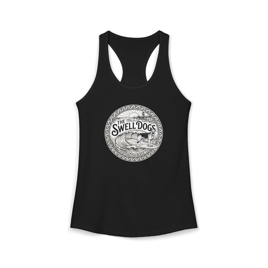 German Shepherd Swell Dogs Racerback Tank