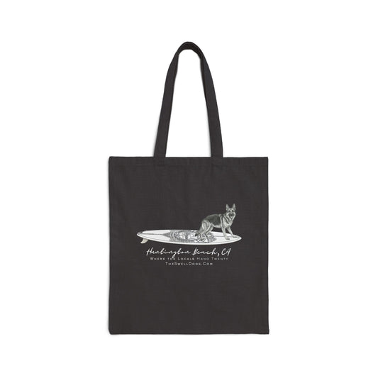 German Shepherd Service Dog Surfboard HB Edition Beach Tote