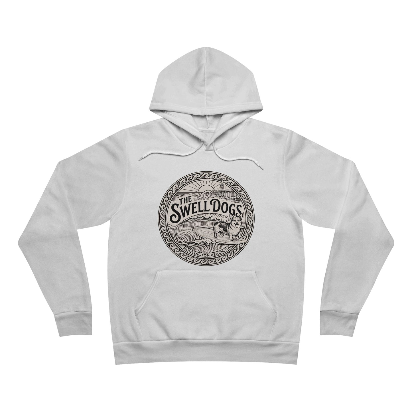 Corgi Swell Dogs Pullover Hoodie
