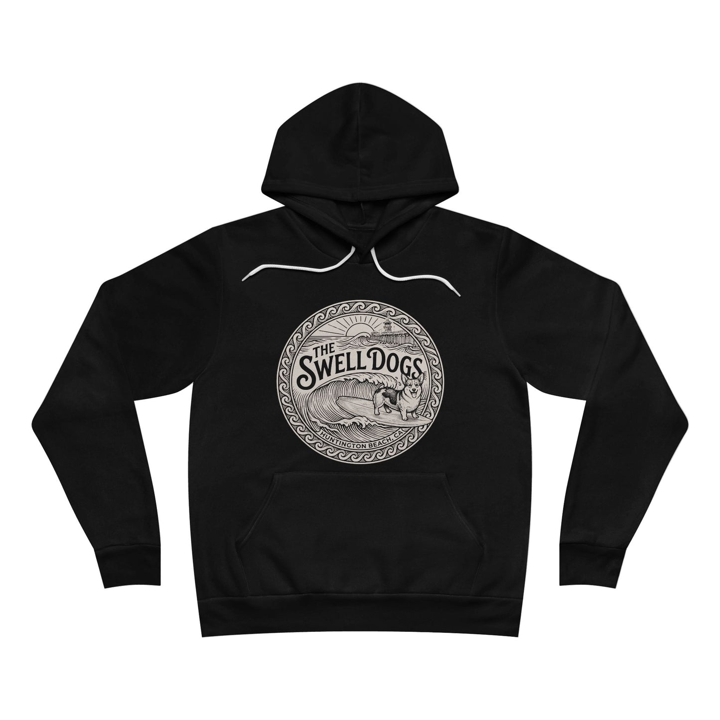 Corgi Swell Dogs Pullover Hoodie