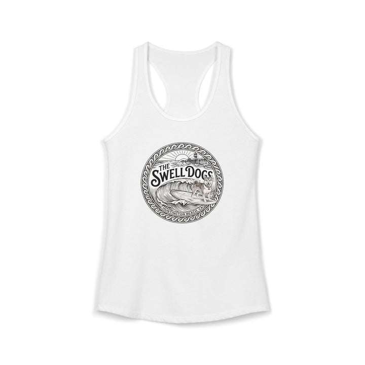 Shiba Inu Swell Dogs Racerback Tank