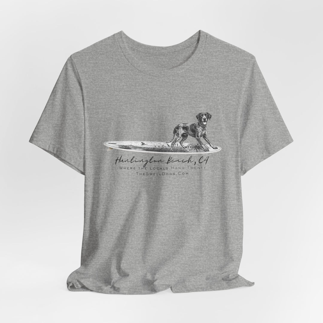 German Shorthaired Pointer Point Break Surfboard HB Edition T-Shirt