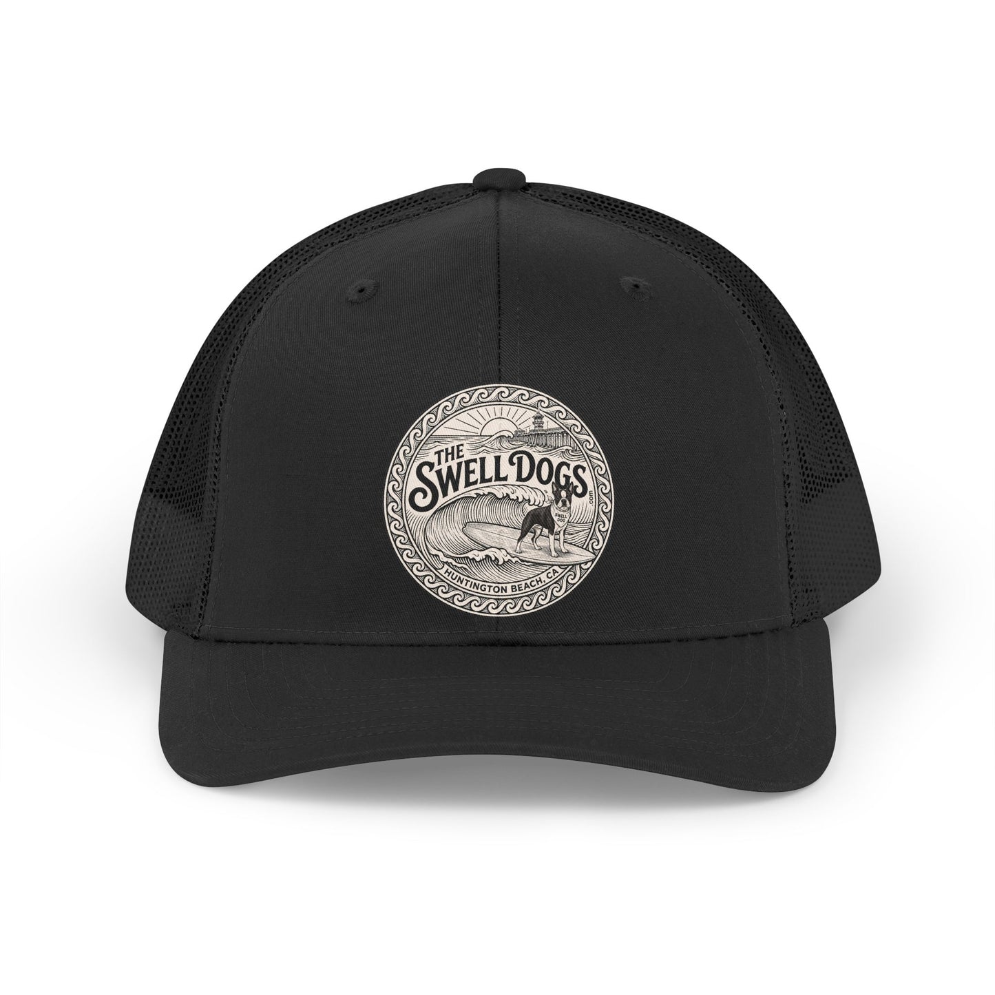 Boston Terrier Swell Dog Trucker Hat