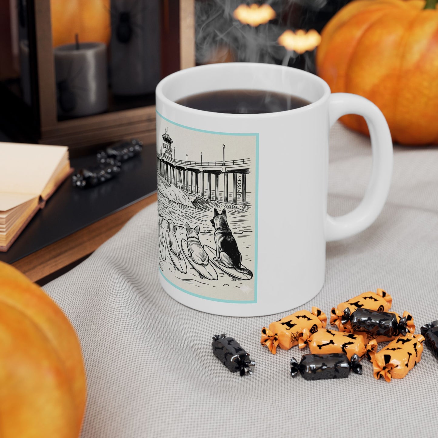 Waiting for a Swell Heat One 11 oz Coffee Mug