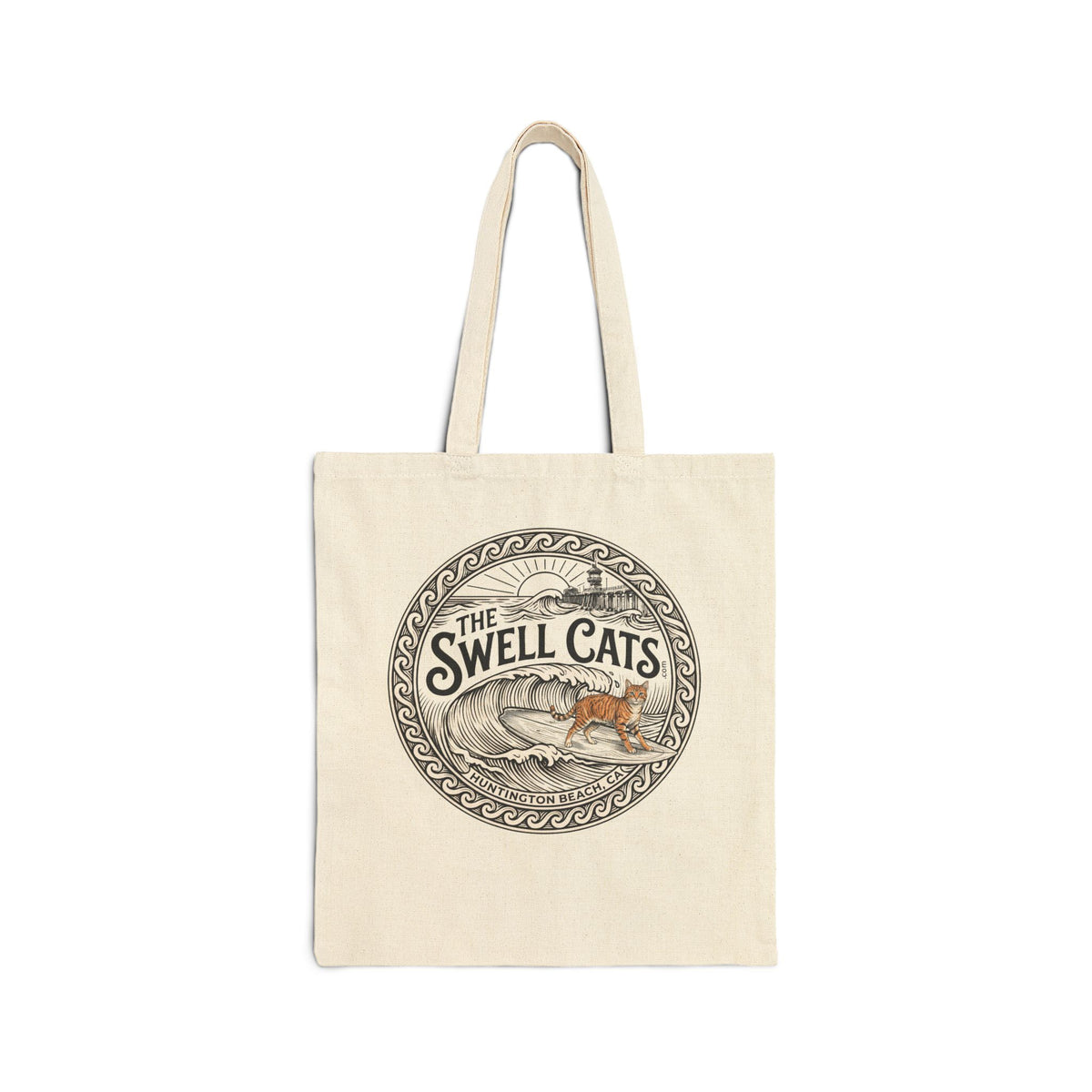 Tabby Swell Cats Beach Tote