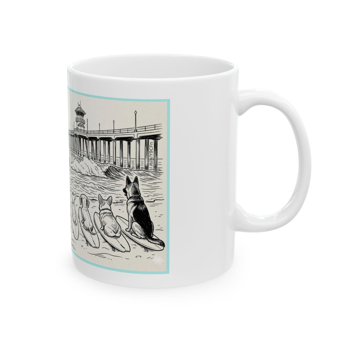 Waiting for a Swell Heat One 11 oz Coffee Mug