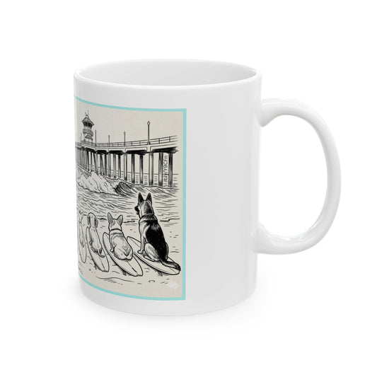Waiting for a Swell Heat One 11 oz Coffee Mug