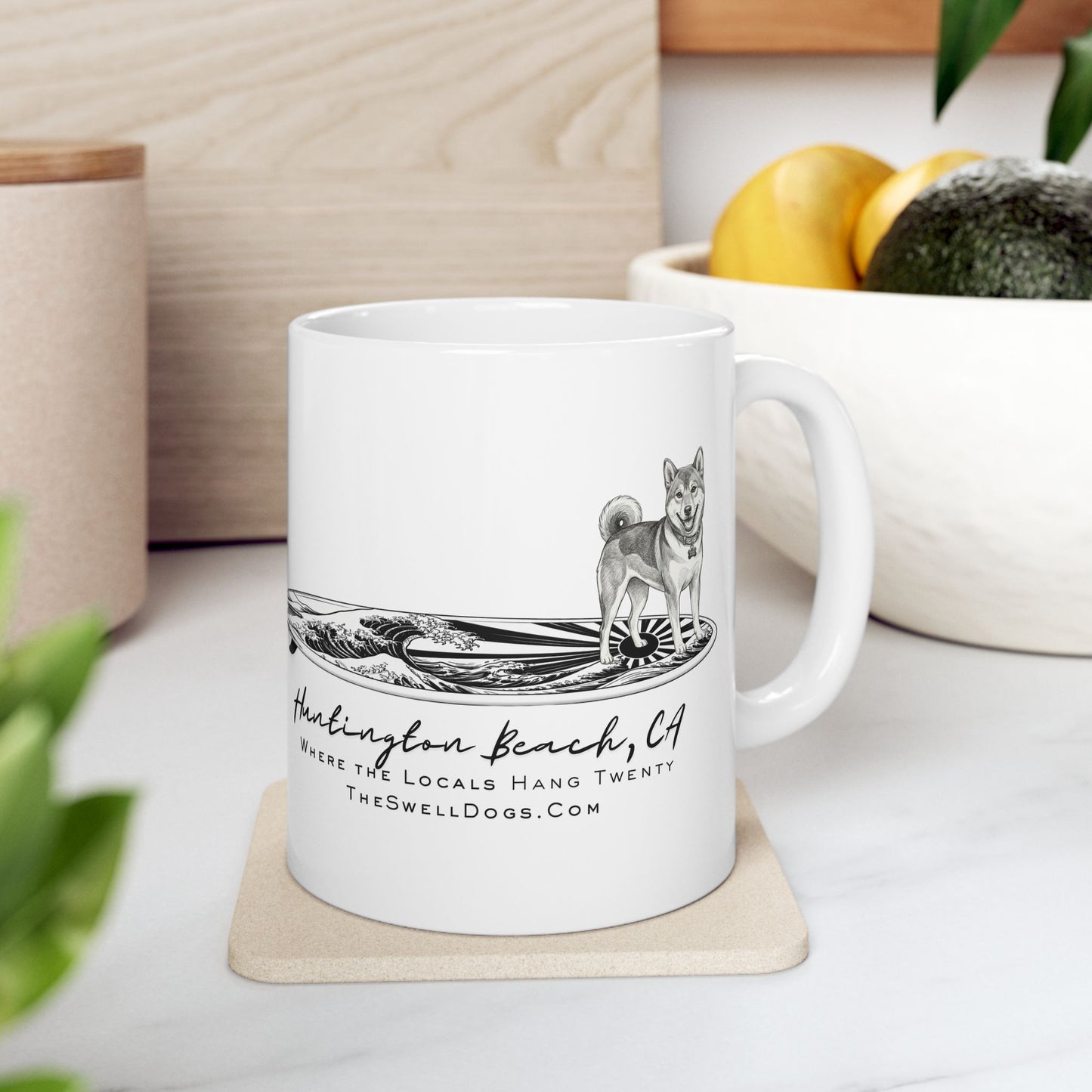 Shiba Inu Rising Wave HB Edition 11 oz Coffee Mug