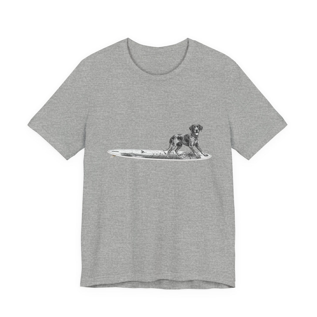 German Shorthaired Pointer Point Break Surfboard T-Shirt