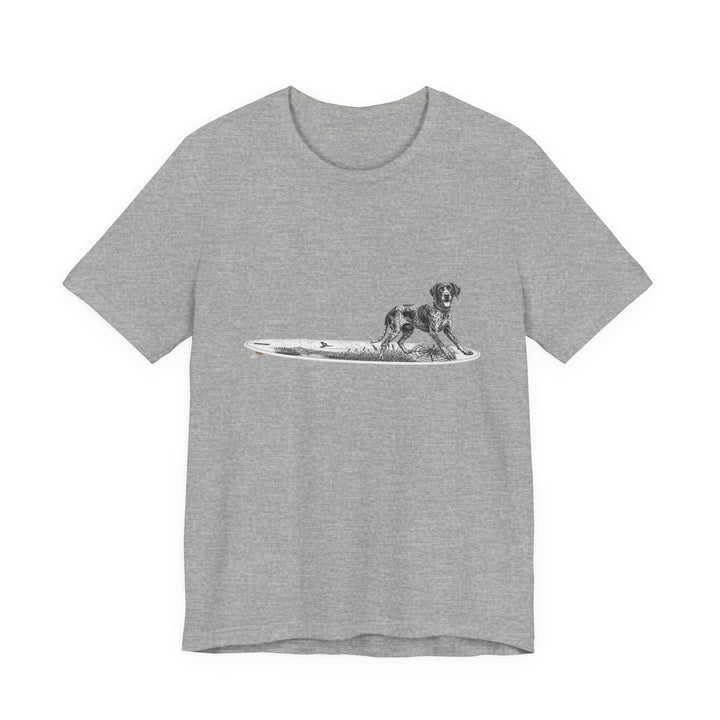 German Shorthaired Pointer Point Break Surfboard T-Shirt