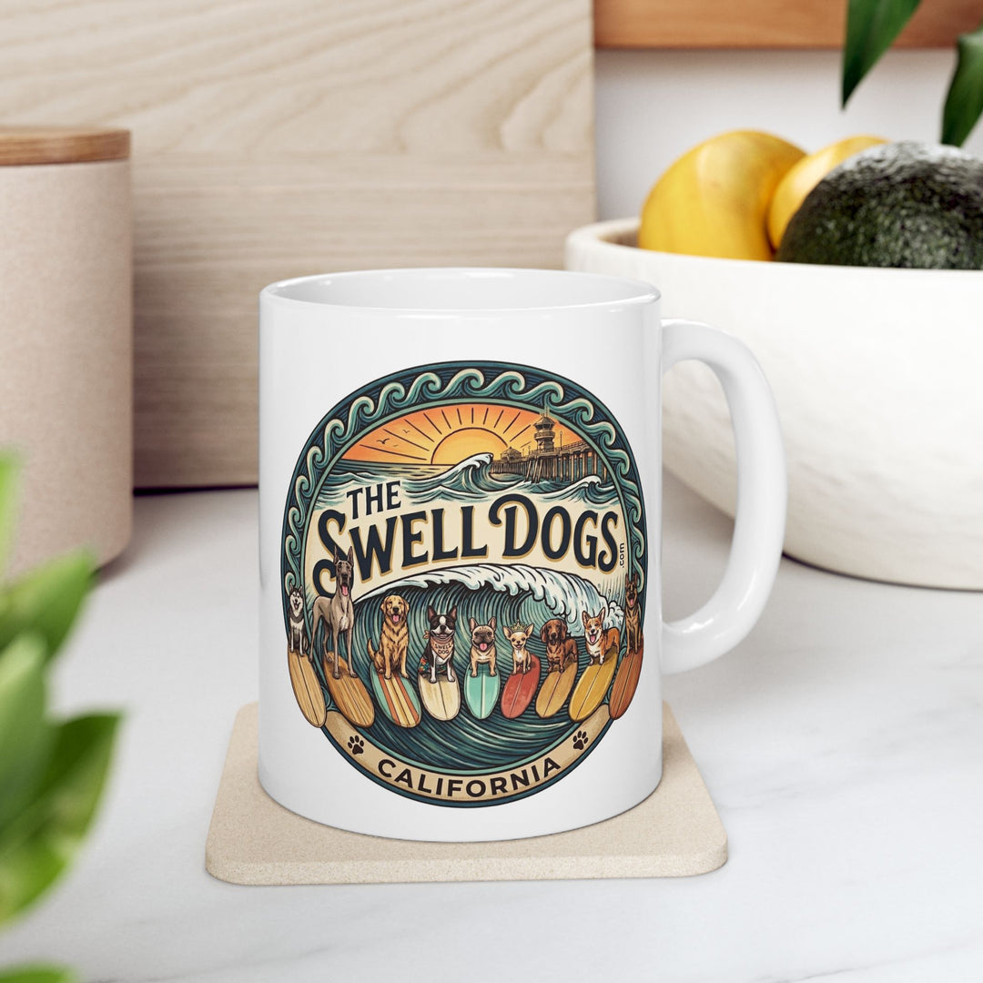 The Swell Dogs California Color Collection 11oz Coffee Mug