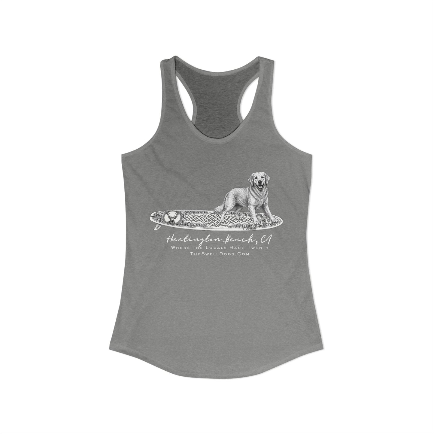 Golden Retriever Guisachan Surfboard HB Edition Racerback Tank