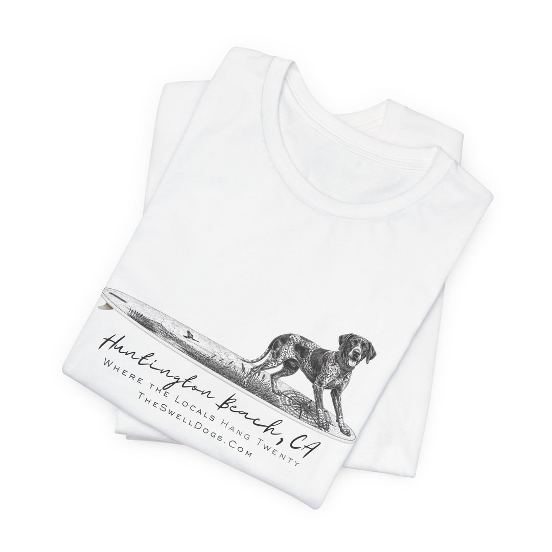 German Shorthaired Pointer Point Break Surfboard HB Edition T-Shirt