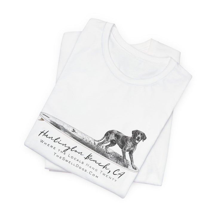 German Shorthaired Pointer Point Break Surfboard HB Edition T-Shirt