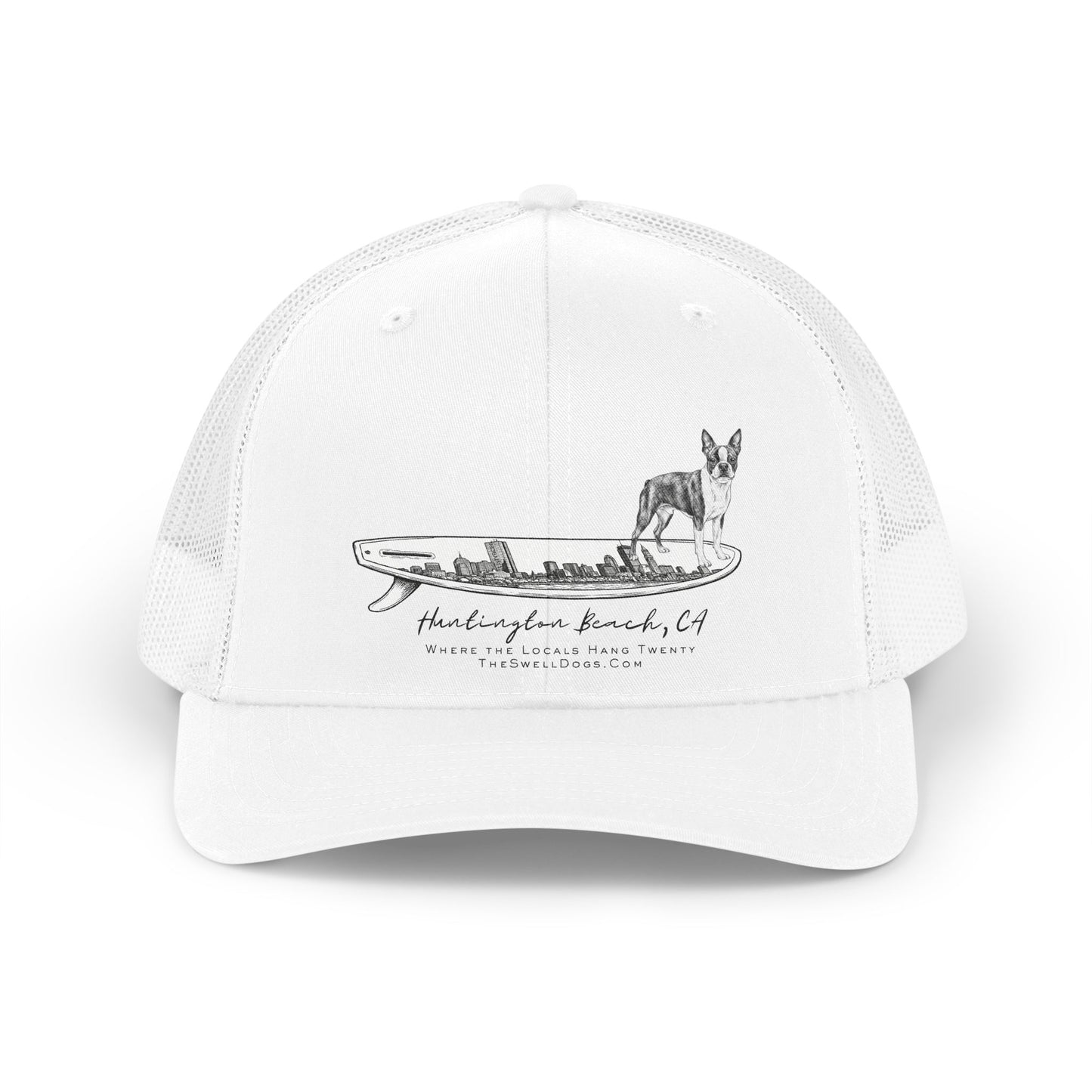 Boston Terrier Boston Skyline HB Edition Trucker Hat