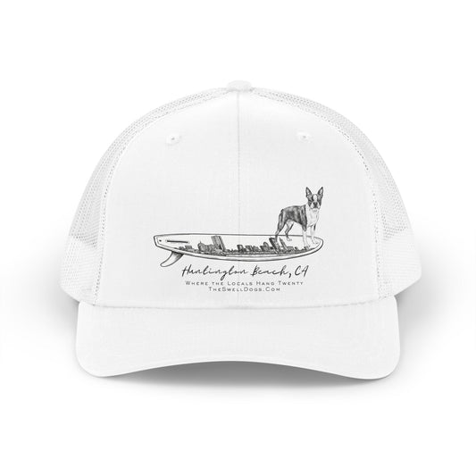 Boston Terrier Boston Skyline HB Edition Trucker Hat