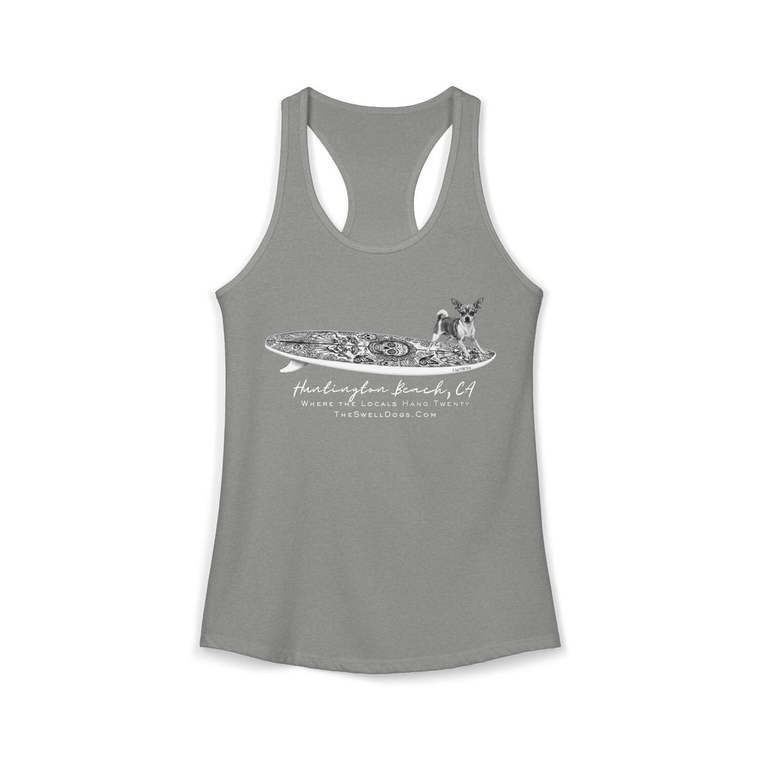 Chihuahua Dia de los Muertos HB Edition Racerback Tank