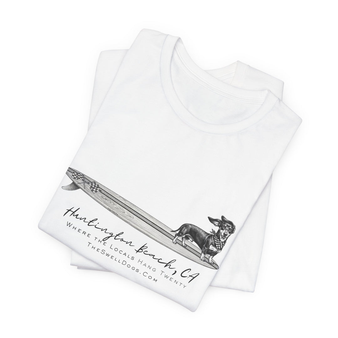 Dachshund Racing Flags HB Edition T-shirt