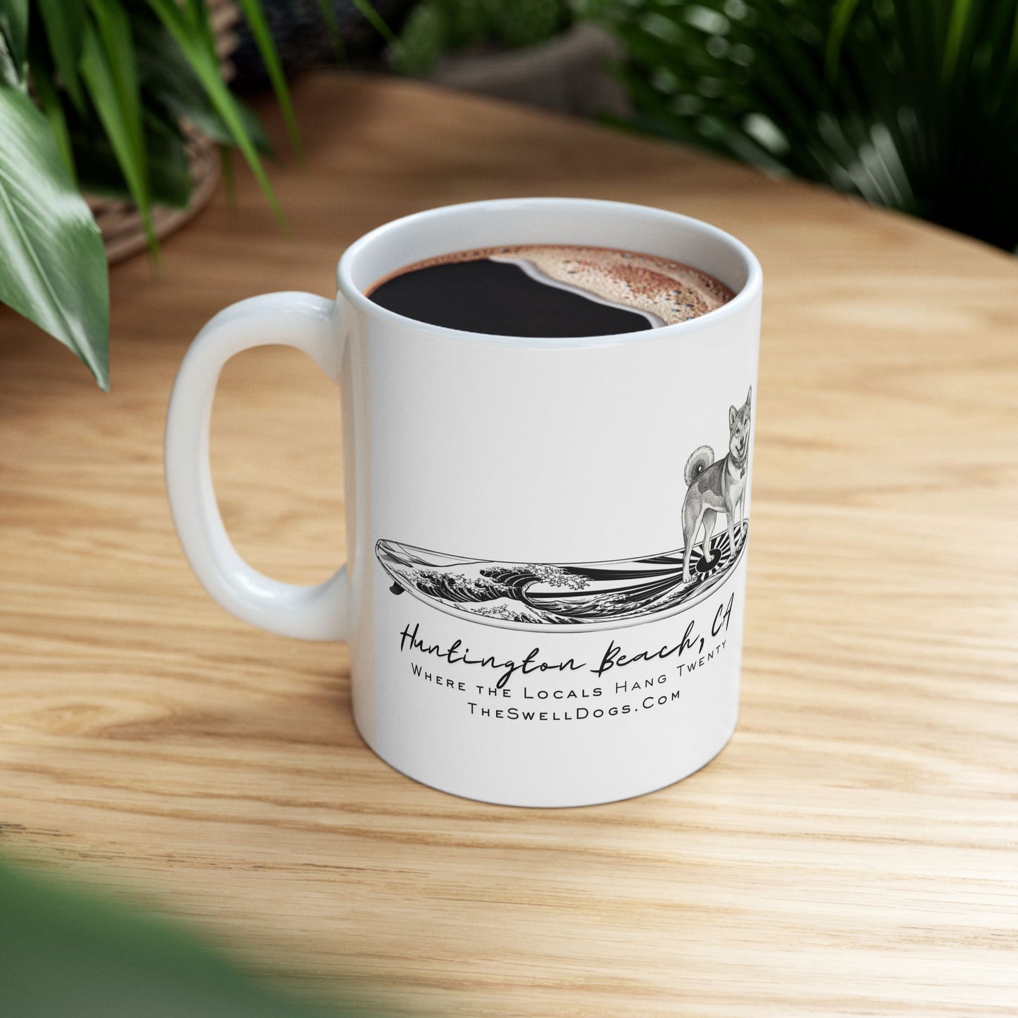 Shiba Inu Rising Wave HB Edition 11 oz Coffee Mug