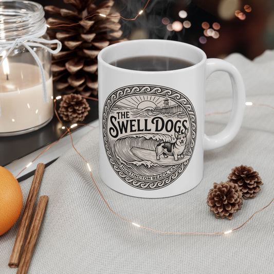 Corgi Swell Dogs 11 oz Coffee Mug
