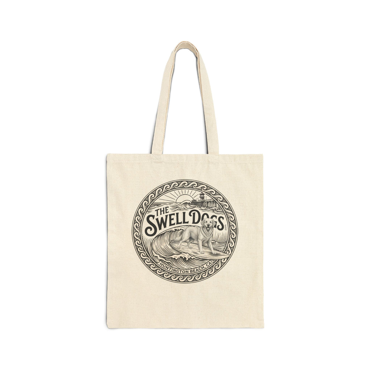 Golden Retriever Swell Dogs Beach Tote