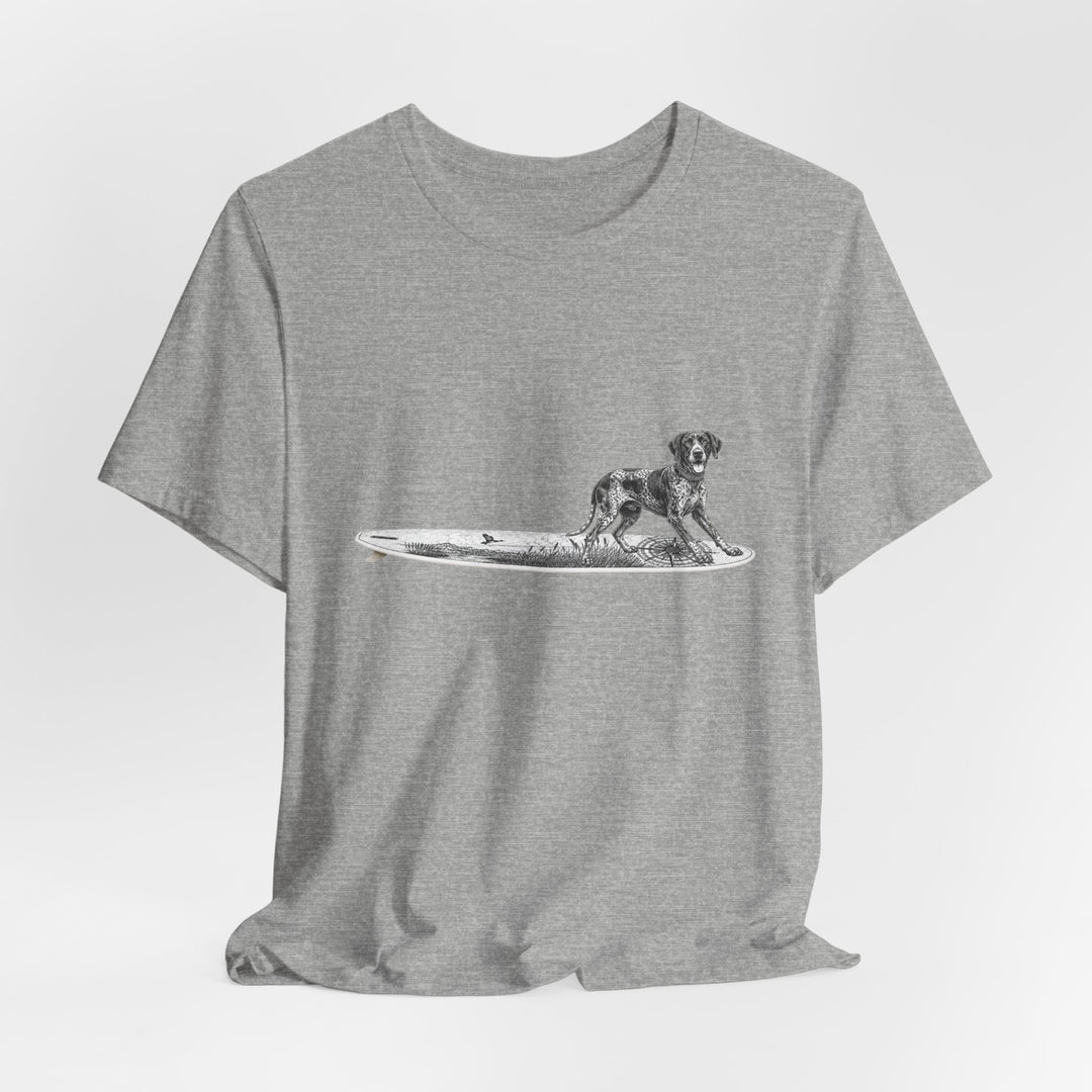 German Shorthaired Pointer Point Break Surfboard T-Shirt