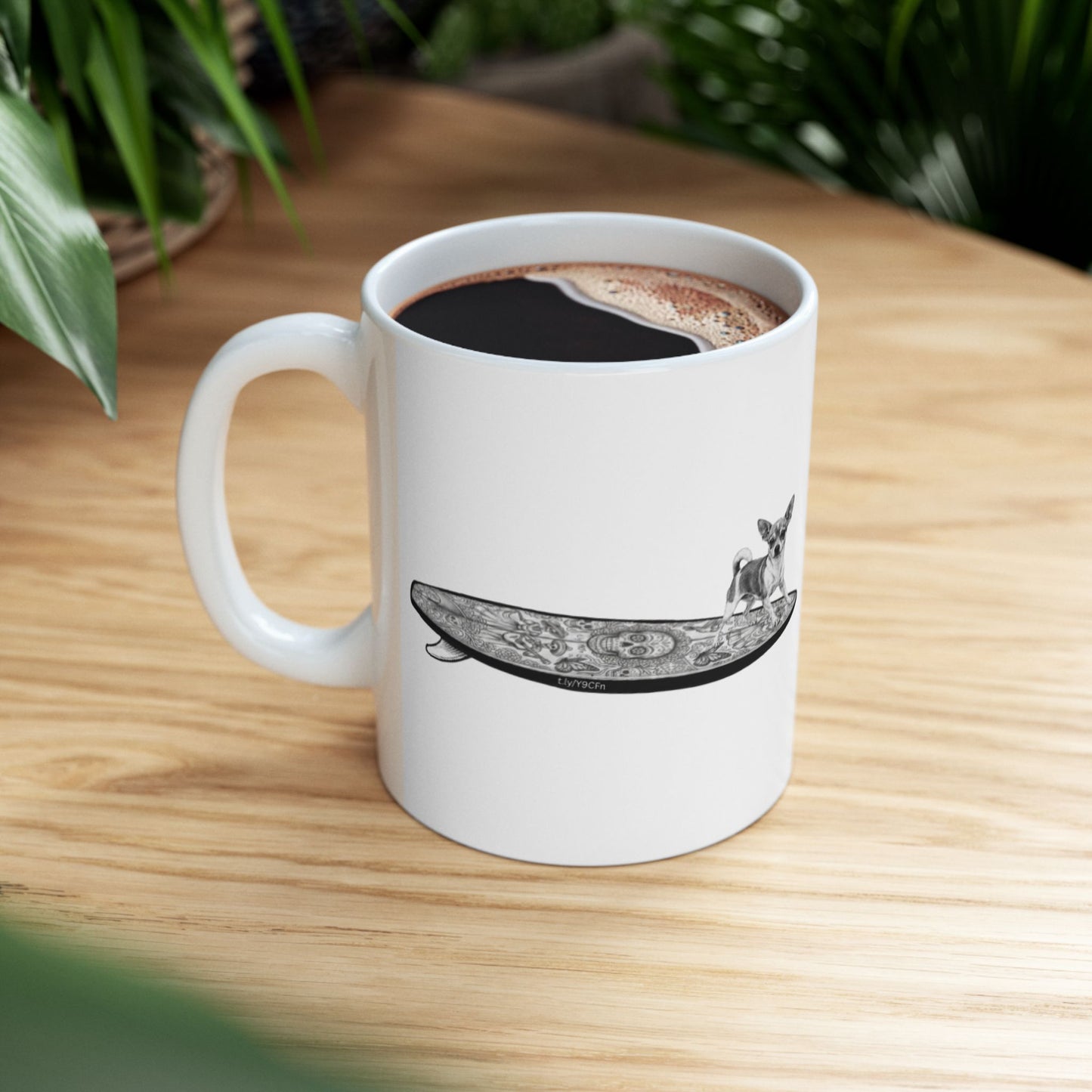 Chihuahua Dia de los Muertos 11oz Coffee Mug