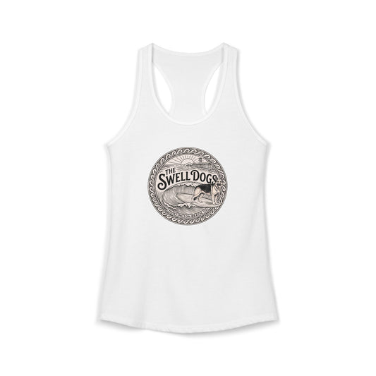 German Shepherd Swell Dogs Racerback Tank