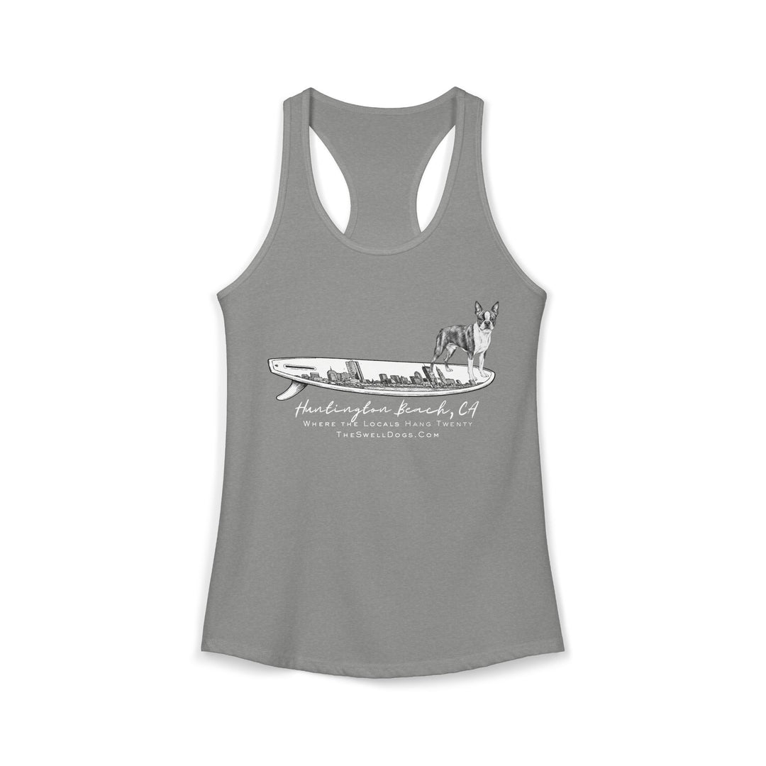 Boston Terrier Boston Skyline HB Edition Racerback Tank