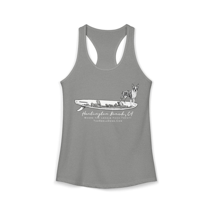 Boston Terrier Boston Skyline HB Edition Racerback Tank