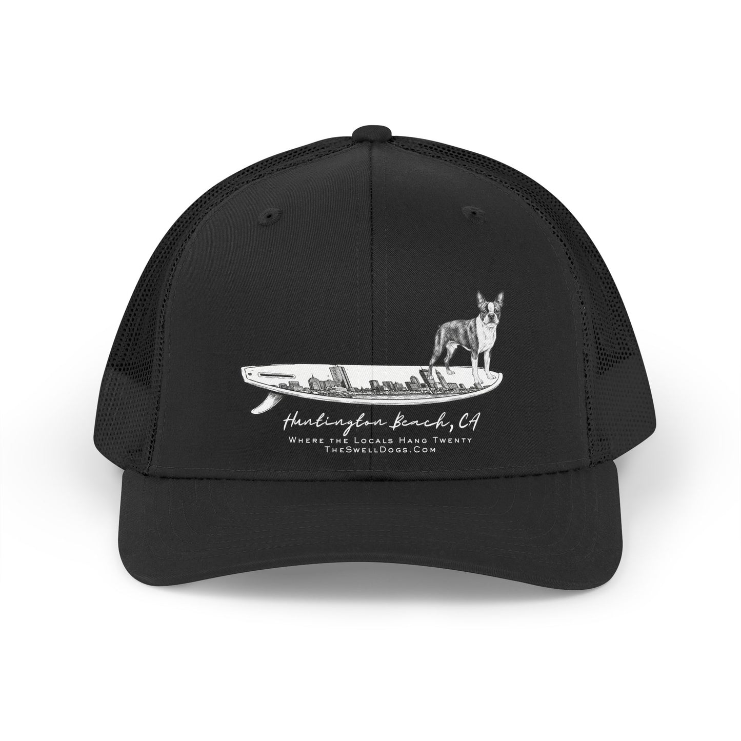 Boston Terrier Boston Skyline HB Edition Trucker Hat