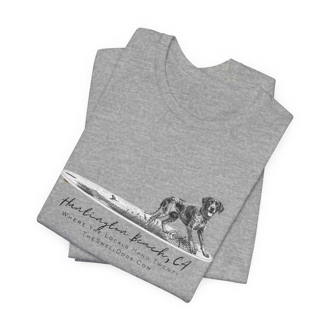 German Shorthaired Pointer Point Break Surfboard HB Edition T-Shirt