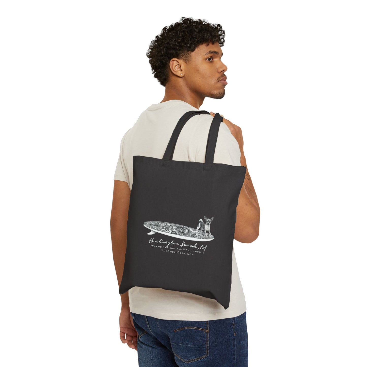 Chihuahua Dia de los Muertos HB Edition Beach Tote