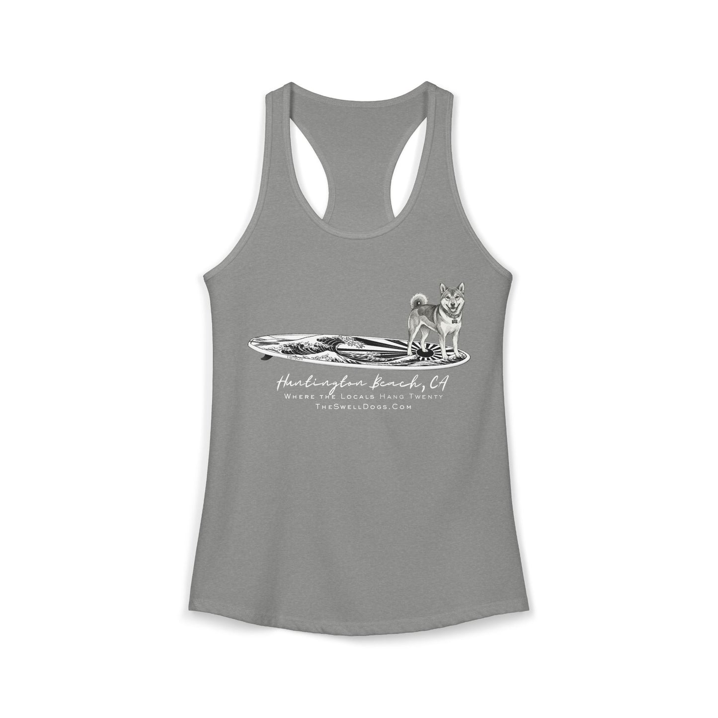 Shiba Inu Rising Wave HB Edition Racerback Tank