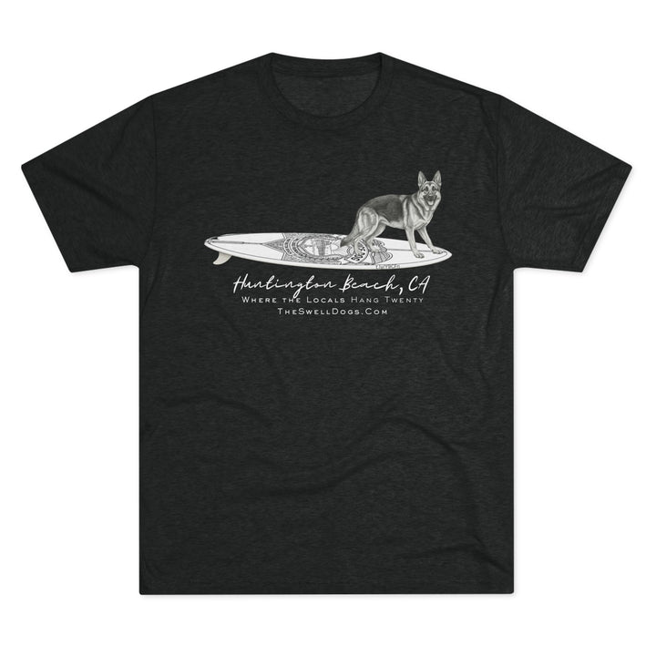 German Shepherd Service Dog Surfboard HB Edition T-Shirt