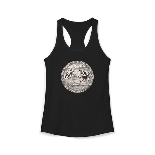 German Shepherd Swell Dogs Racerback Tank