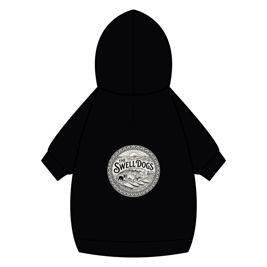 The Swell Dogs Pet Hoodie — Cotton Fleece Dog Sweatshirt with Collar Hole