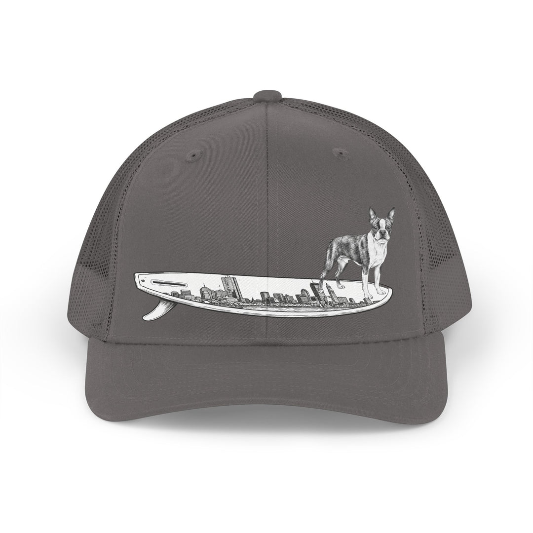 Boston Terrier gift idea — surf hat for dog lovers — Buddy the Swell Dog